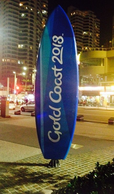 Gold Coast 2018 olympic surf board